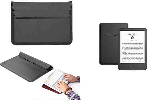 Чохол-конверт VitoCase для Amazon Kindle Paperwhite Kids 11th Gen. 2021, з функцією підставки для книги Чорний Київ
