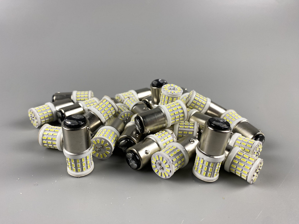 Лампа LED стоп-сигналу і покажчика повороту 12V з 2-х контактним цоколем 1157 BAY15d Мукачево - фото 3