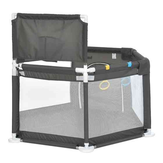 Дитячий манеж MR 1340-G, сірий, з баскетбольним кільцем Вінниця