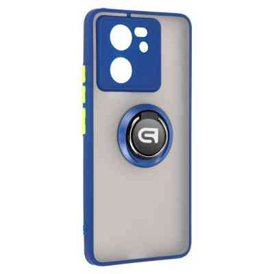 Чохол до мобільного телефона Armorstandart Frosted Matte Ring Xiaomi 13T / 13T Pro Navy Blue (ARM72719) Вінниця