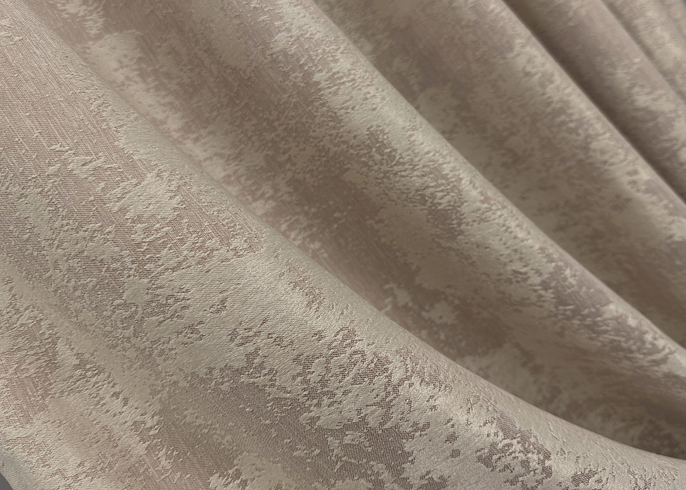 Комплект готовых штор VR-Textil Жаккард Sultan YL № 1548ш Бежевый 100х275 см 2 шт (31-755) Киев - изображение 6