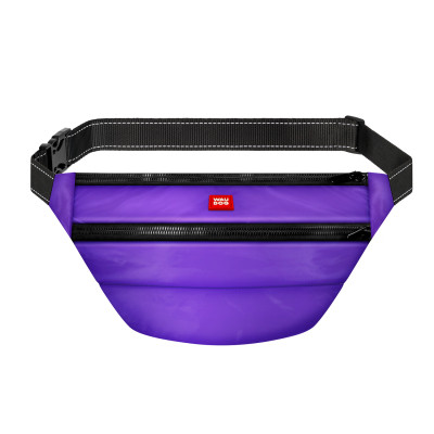 Поясная сумка-бананка для собак WAUDOG Family 33х17х10 см фиолетовая (56899) Винница - изображение 1