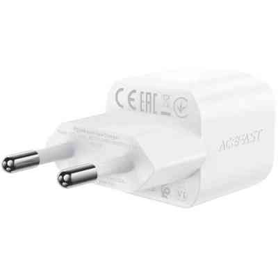 Зарядное устройство Acefast USB-C 20W Gan A73 mini + USB-C cable Fast Charger White (6974316282655) Винница