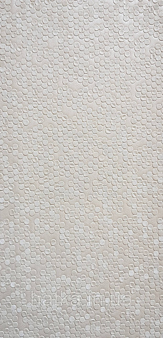 Обои виниловые на флизелине AdaWall Signature1.06х10 точки маленькие круги структурные бежевые серебристые 3д Киев - изображение 2