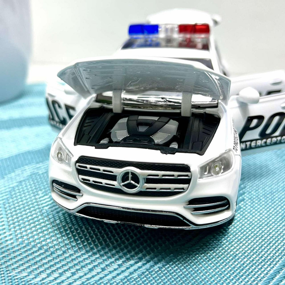 Машина Автосвіт Mercedes gls інерційна відчиняються двері 16.5 см Біла (AP-1957) Чернигов - изображение 3