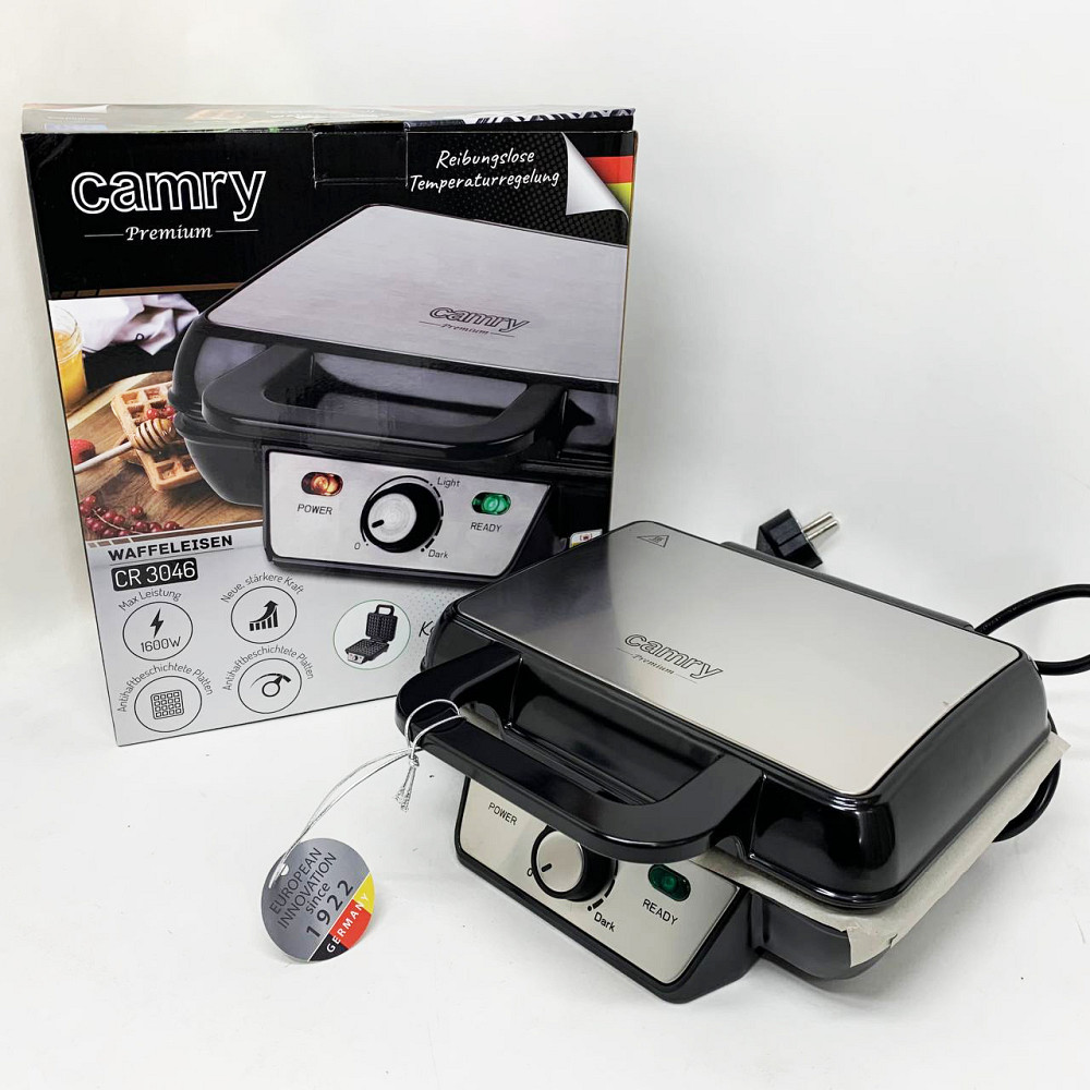Вафельница Camry CR 3046 1600Вт IB-16 Львов - изображение 10