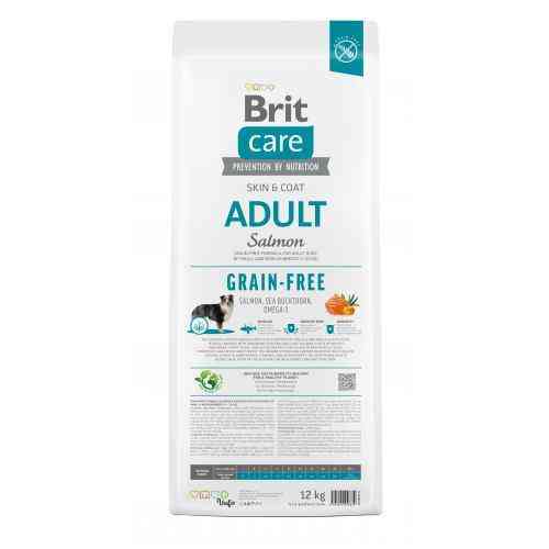 Сухий корм Brit Care Dog Grain-free Adult для собак малих і середніх порід, беззерновий з лососем, 12 кг Київ