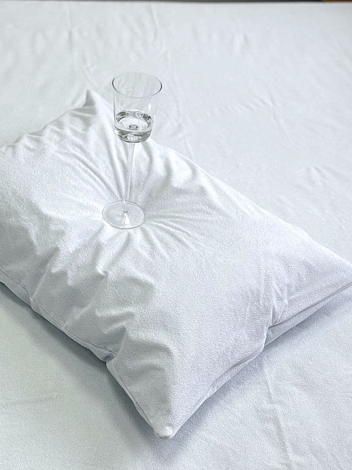 Ecotton Комплект наволочок Аqua-stop Ecotton 50х70 см 2 шт. водонепроникні бавовняні на блискав Киев - изображение 3