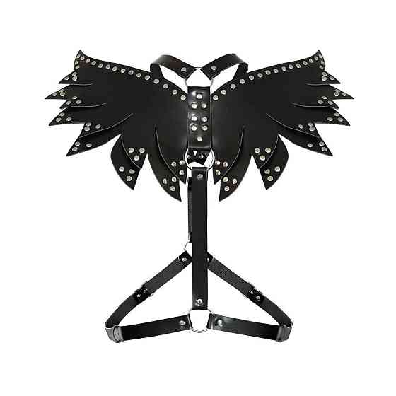 Жіноча портупея Art of Sex - Wings чорна L-2XL, екошкіра Sex Aura Київ