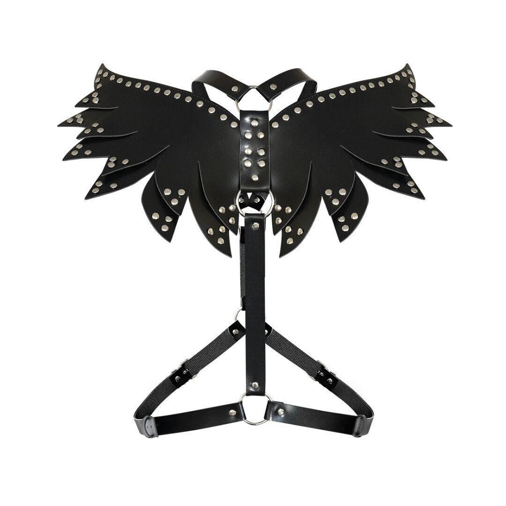 Жіноча портупея Art of Sex - Wings чорна L-2XL, екошкіра Sex Aura Київ - фото 4