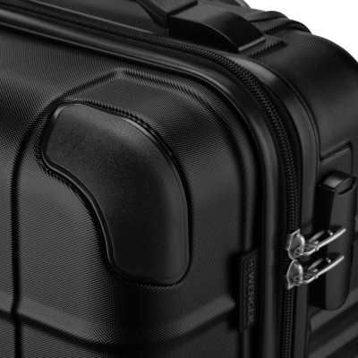 Чемодан Wenger Amplar, мала, пластик, 4 колеса, чорна (653143) Винница - изображение 7