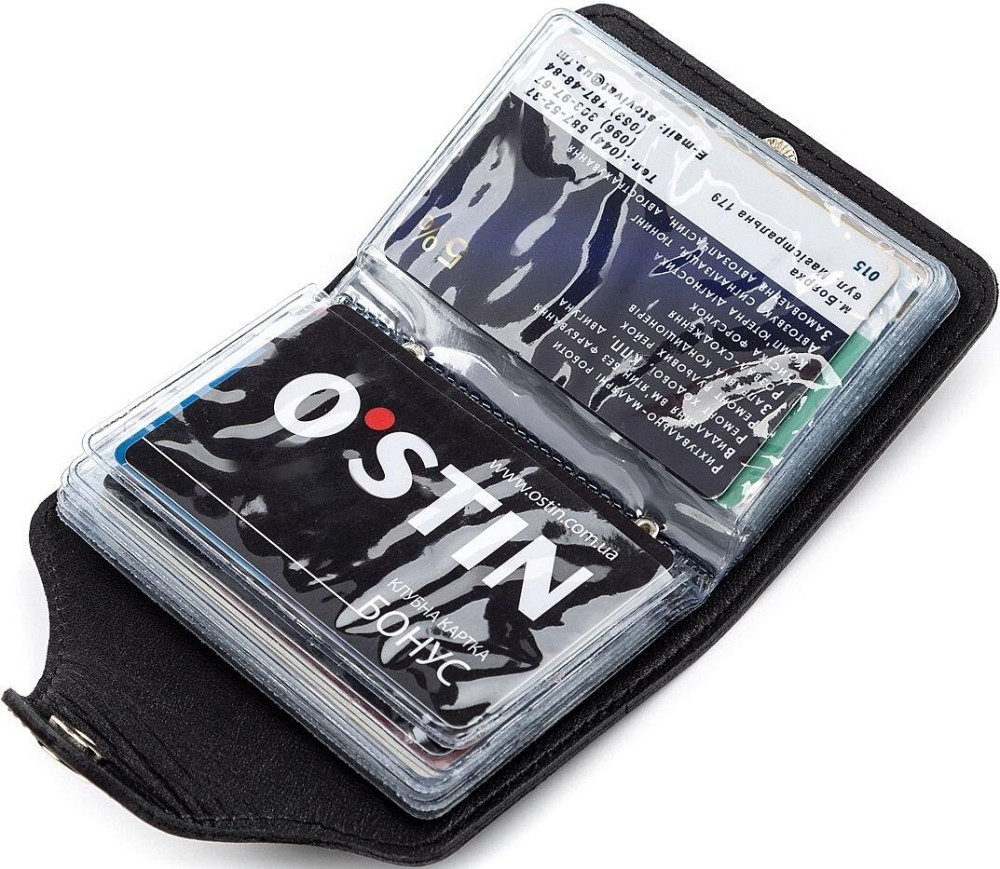 Холдер вертикальний шкіряний Чорний (SHVIGEL) Київ - фото 10