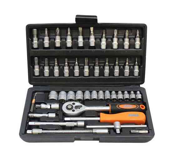 Набір інструментів 46пр. 1/4 "ISMA Одеса