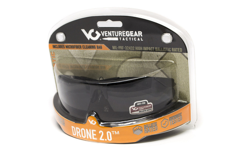 Захисні окуляри Venture Gear Tactical Drone 2.0 Green (clear) Anti-Fog, прозорі в зеленій оправі Запоріжжя - фото 5