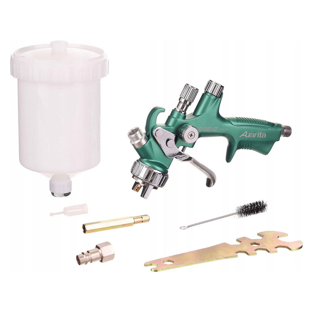 Фарбопульт пневматичний LVLP верх.пласт.бачок 600 мл, 1,8 мм AUARITA 898-2-1.8LP Одеса - фото 2