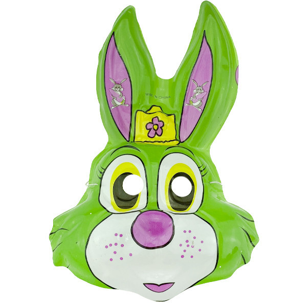 Маска детская Заяц зеленый 12 шт Киев - изображение 1