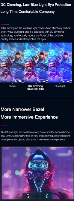 Монітор: Bimawen 16" 2.5K 144Hz. ігровий Switch PS4, PS5 Xbox imac DJI Київ - фото 6