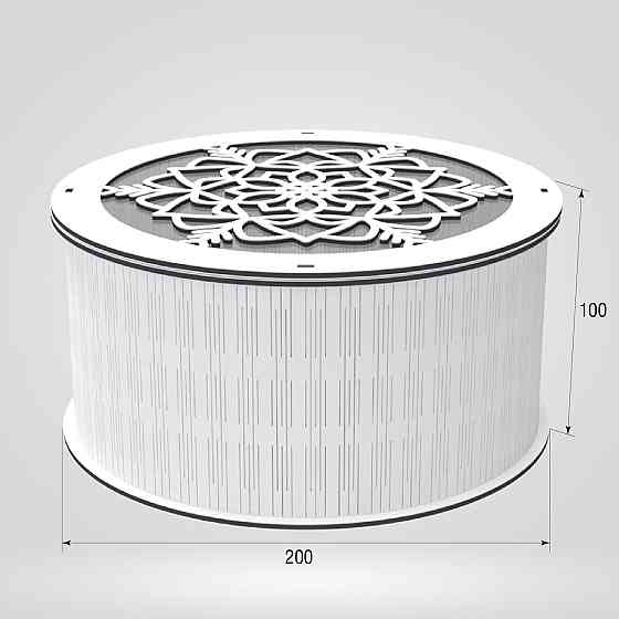 Подарункова коробка EKOSTAR d200 h100 Київ
