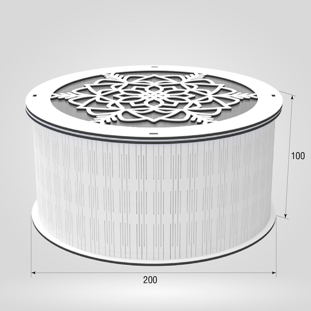 Подарункова коробка EKOSTAR d200 h100 Київ - фото 3