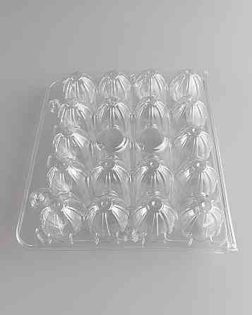 Упаковка для перепелиных яиц 18 ячеек (Квадратная) ПРОЗРАЧНАЯ (50 шт) Харьков