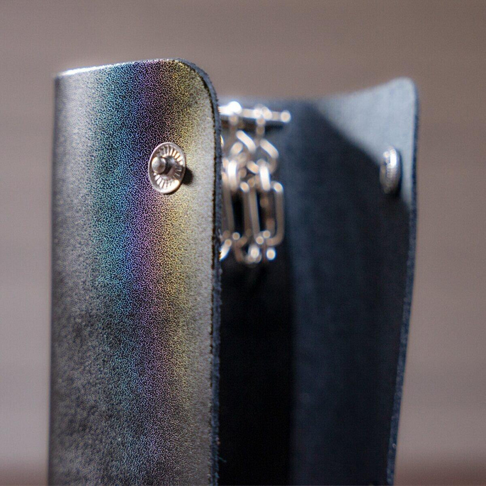 Стильна шкіряна ключниця Vintage 14934 Чорна Київ - фото 8