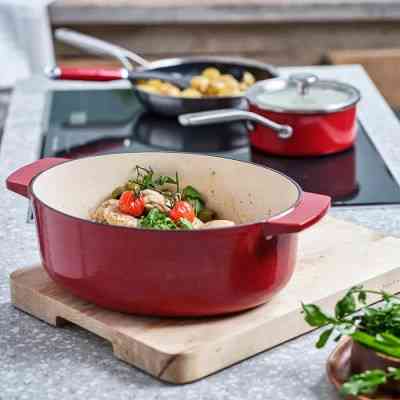 Гусятниця KitchenAid Cast Iron 30 см 5,6 л Червона (CC006063-001) Вінниця