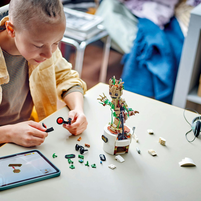 Конструктор Marvel Танцующий Грут (76297), 459 деталей совместимый с lego лего, Киев - изображение 5