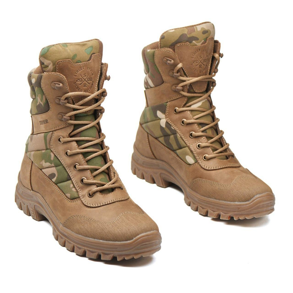 Тактические берцы Б6 пиксель — демисезонные, водонепроницаемые, прочные, армейские ботинки для ЗСУ 43 (28,5) Харків - фото 1