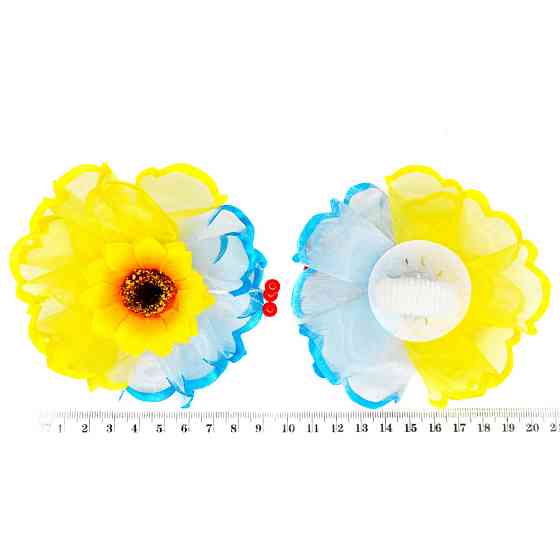 Набор для девочек Бантики патриотические с подсолнухом 0108-380, 10 шт Винница