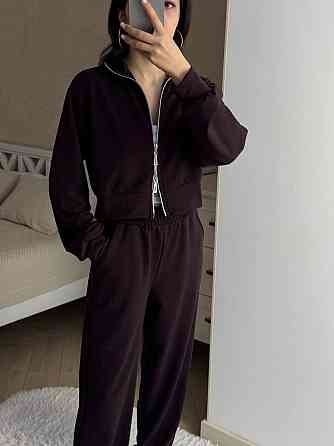 Женский прогулочный костюм двойка: кофта и штаны турецкая двунитка Одесса