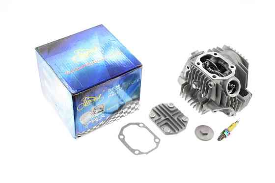 Головка циліндра мопед Актив 110 (Ø52) (у зборі + свічка) Мукачево