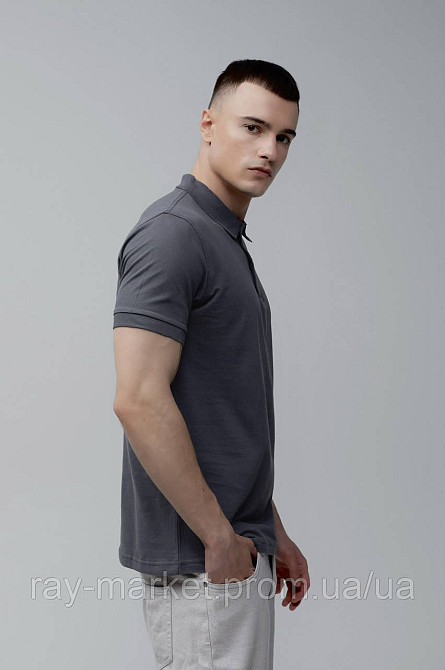 Поло классическое Stedman Lux Polo мужское графит (ST9060-SLG) 3XL Киев - изображение 7