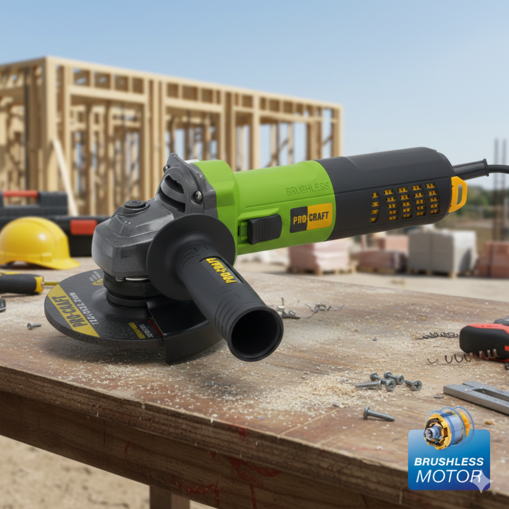 Болгарка з регулюванням обертів 125 Procraft ,Професійна болгарка для дому з безщітковим двигуном,Болгарка промислова Львів - фото 1