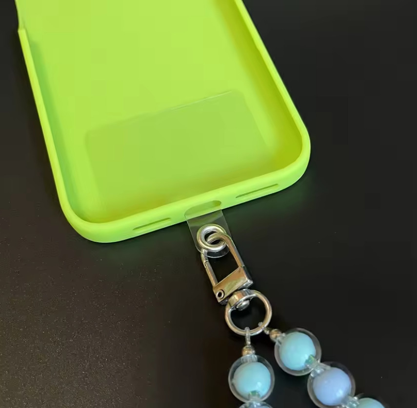 Тримач для шнурка пластиковий з кільцем під чохол смартфона Ring (Чорний) Миколаїв - фото 2