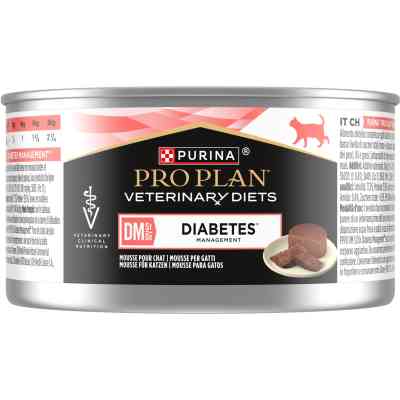 Вологий корм для кішок Purina Pro Plan Veterinary Diets DM ST/OX Diabetes Management Регулювання надходження глюкози 195 г (8445290105233) Вінниця