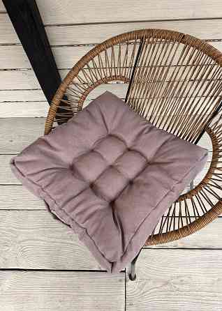 Подушка для стільців (50x50х8 см) Decorator Sawana колір пудровий 84-146 Київ