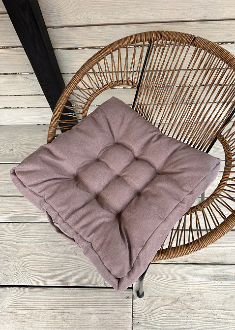 Подушка для стільців (50x50х8 см) Decorator Sawana колір пудровий 84-146 Київ - фото 3