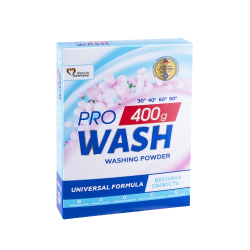 Порошок для прання 400гр універсал Весняна свіжість ProWash 2К Житомир - изображение 1