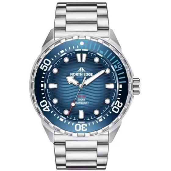 Годинник чоловічий наручний North Edge Triton 30 Bar (Сріблястий) Київ