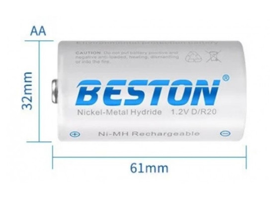 Акумулятор Ni-MH Beston D R20 5000мАч Вінниця - фото 4