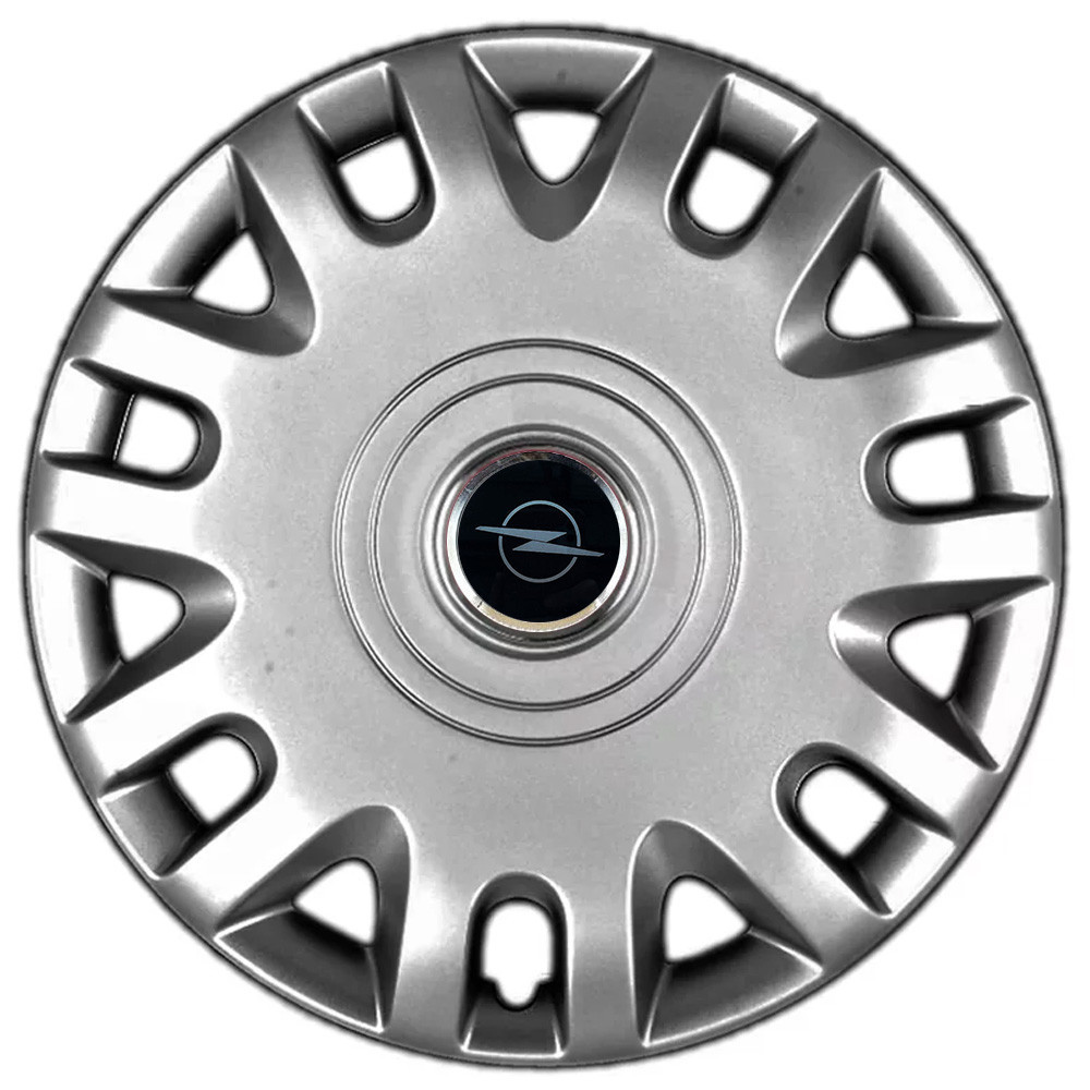 Автомобильные модельные колпаки R15 Opel NEW 333 4шт, SJS, серебристые Киев - изображение 1