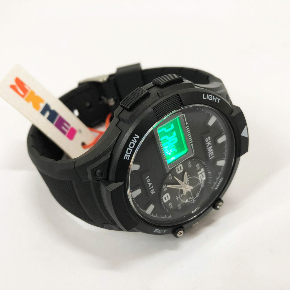 Классические часы на руку для мужчин SKMEI 1761BKWT, Солидные мужские часы кварцевые мужские AN-47 Львов - изображение 6