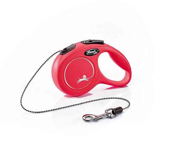 Повідець-рулетка Flexi Classic XS трос  3 м / 8 кг (Червоний) Вінниця