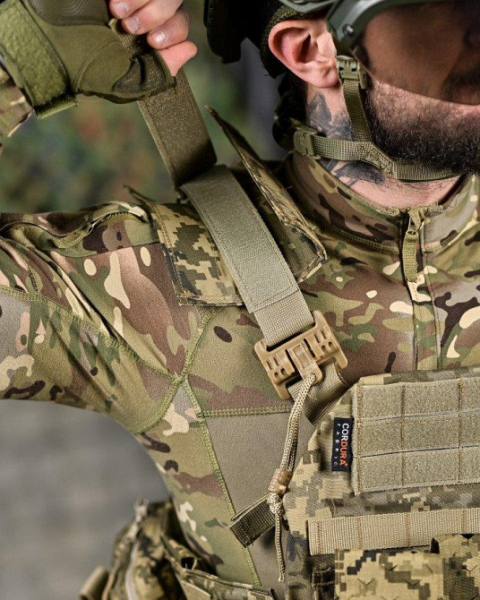 Плитоноска 4 точки скидання Attack PREMIUM піксель ДЛ6501 Одеса - фото 7