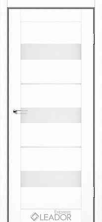 Коллекция LEADOR Express. Двери MODENA  Полотно, эко-шпон Белый лен Киев