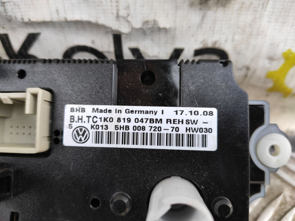 Блок керування пічкою VW Golf V 2003-2009 (1K0819047BM) Ковель - фото 4