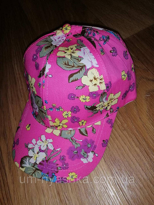 Бейсболка кепка підліткова Квіти 52-54р. Кривий Ріг - фото 2