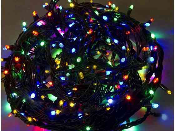 Гирлянда 500LED мульти 28м черный провод ТМ КИТАЙ Киев