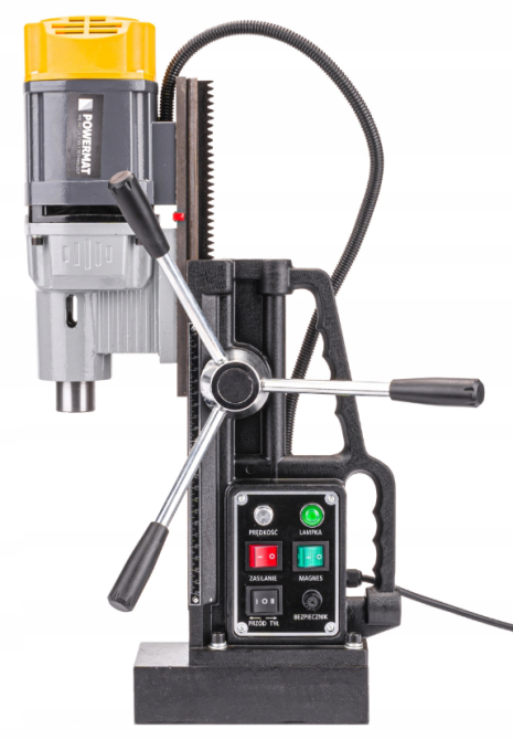 Свердлильний верстат магнітний 2100Вт Powermat 230В (Польща) Київ - фото 2