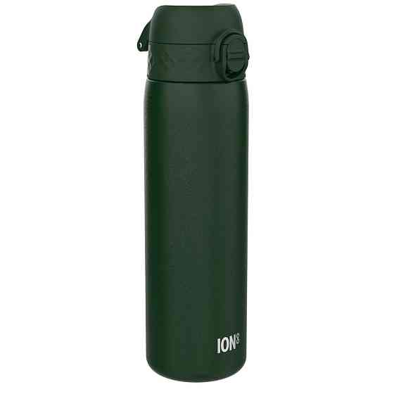 Пляшка для води металева вакуумна ION8 500 мл. Vacuum Insulated, Dark Green Кам'янське